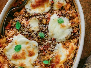 gratinado de quinoa