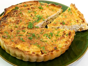 Quiche de Frango e Bacon