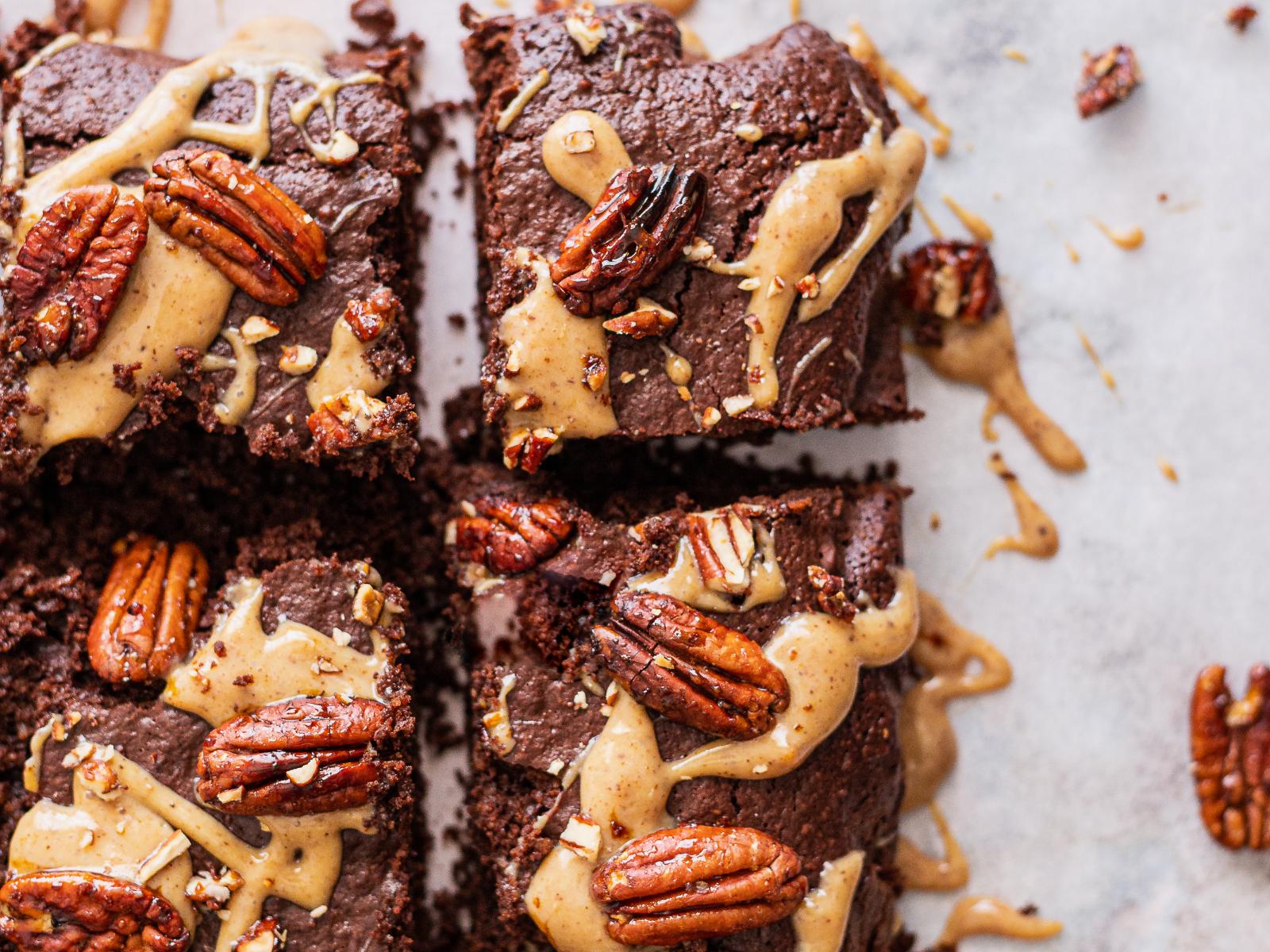 Brownie com Doce de Leite