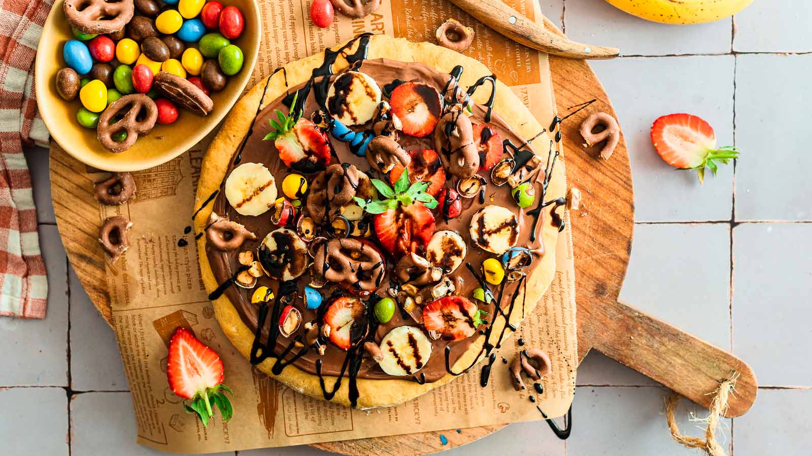 Pizza de Nutella