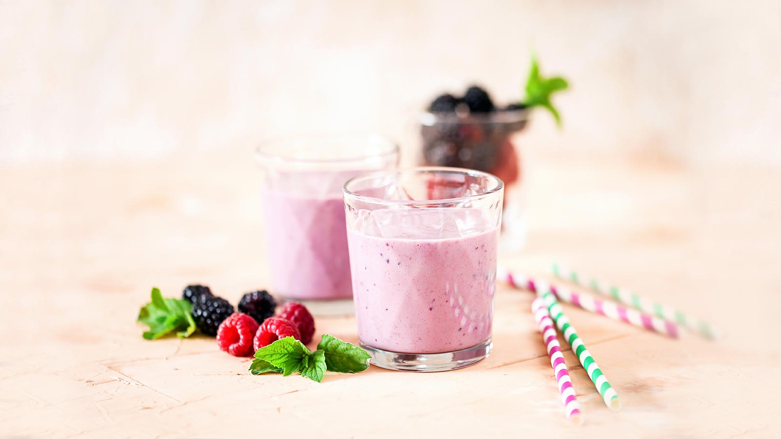 Smoothie Mirtilos e Amoras