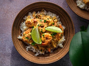 Caril de Gambas ou Camarão
